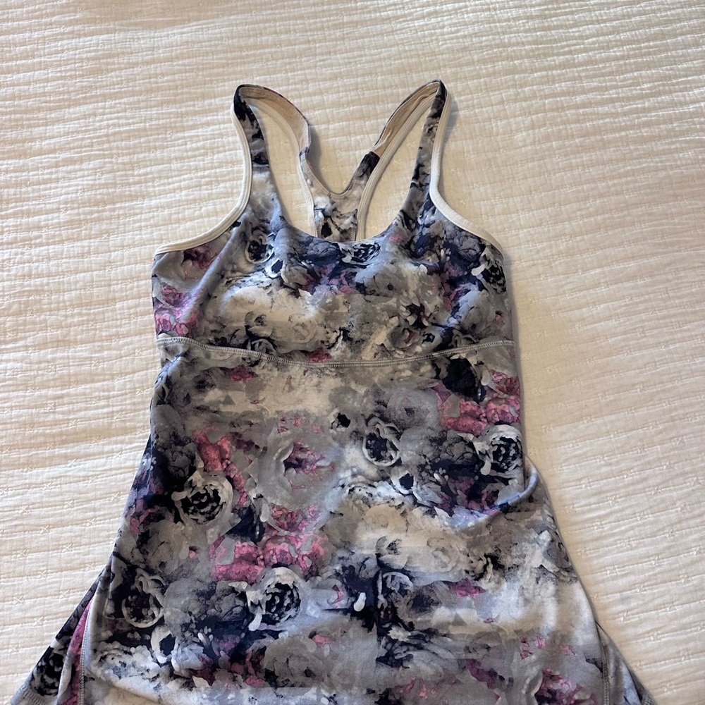 Lululemon Athletica Floral Racerback Tank